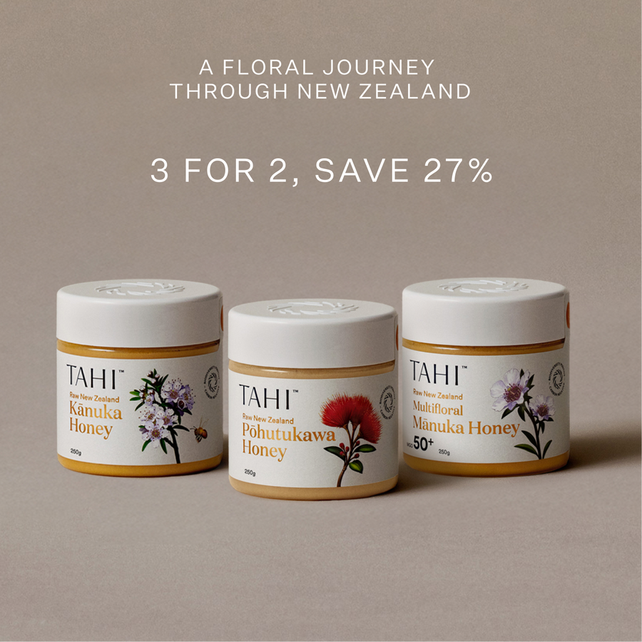 Tahi Floral Trio Pōhutukawa, Kānuka, Multifloral 50+ MGO